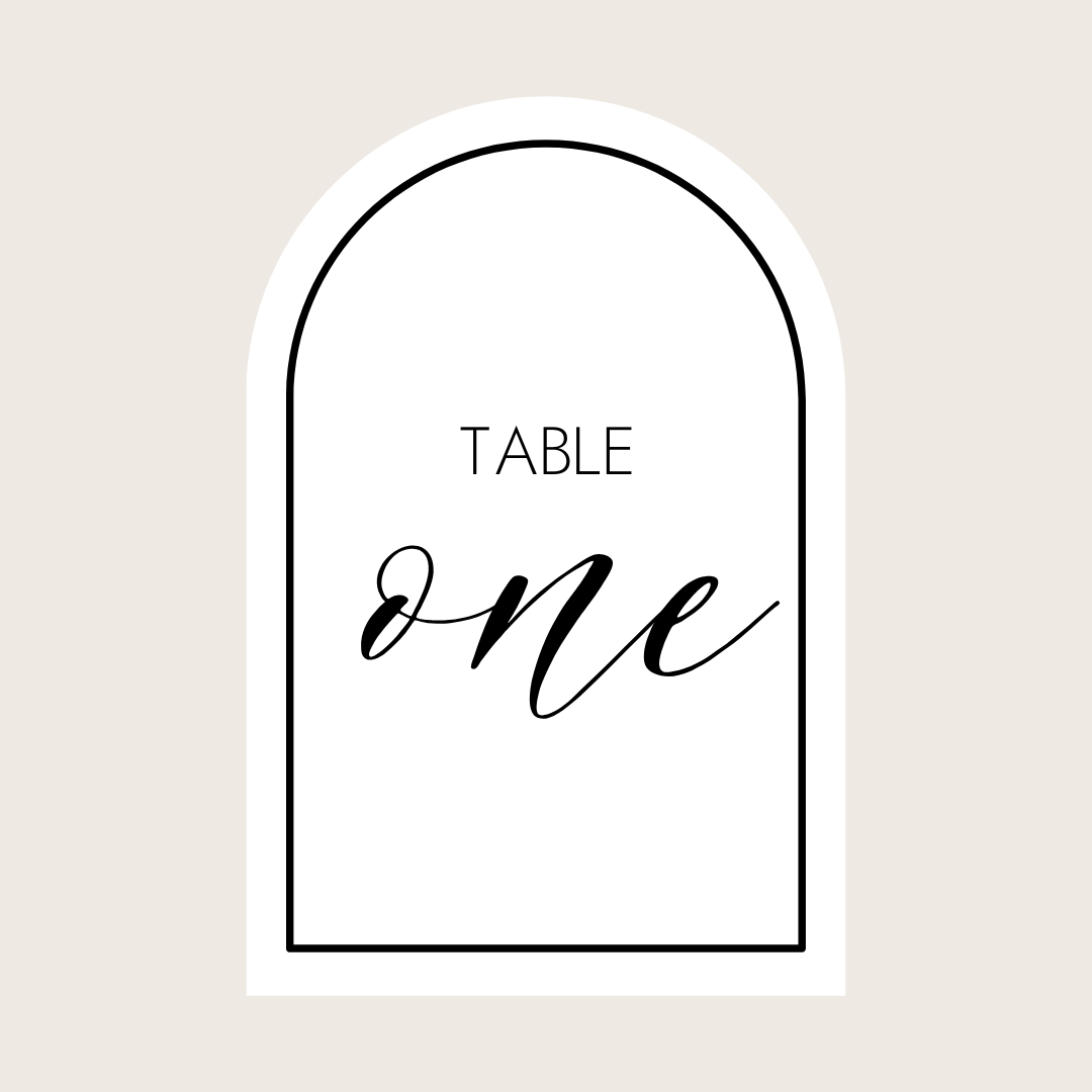 Table Numbers - print "TABLE" + lettered written number (Arch)