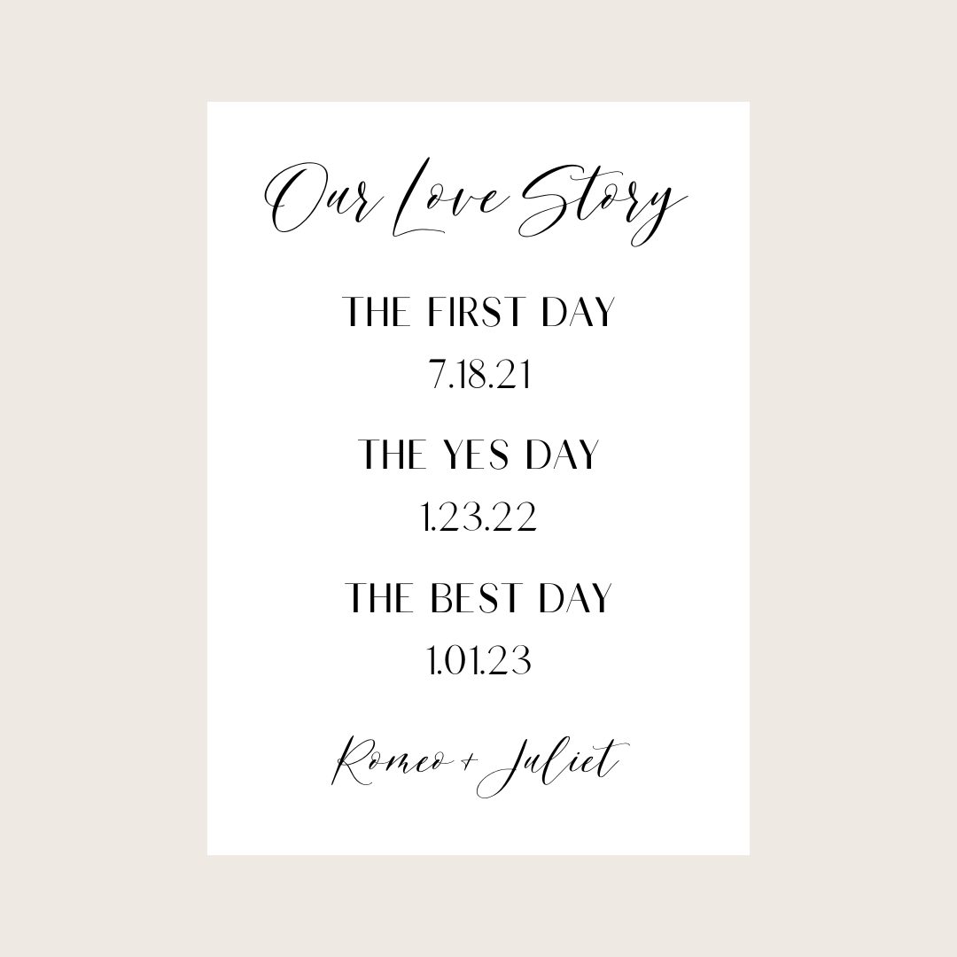 Our Love Story - The Classic 3