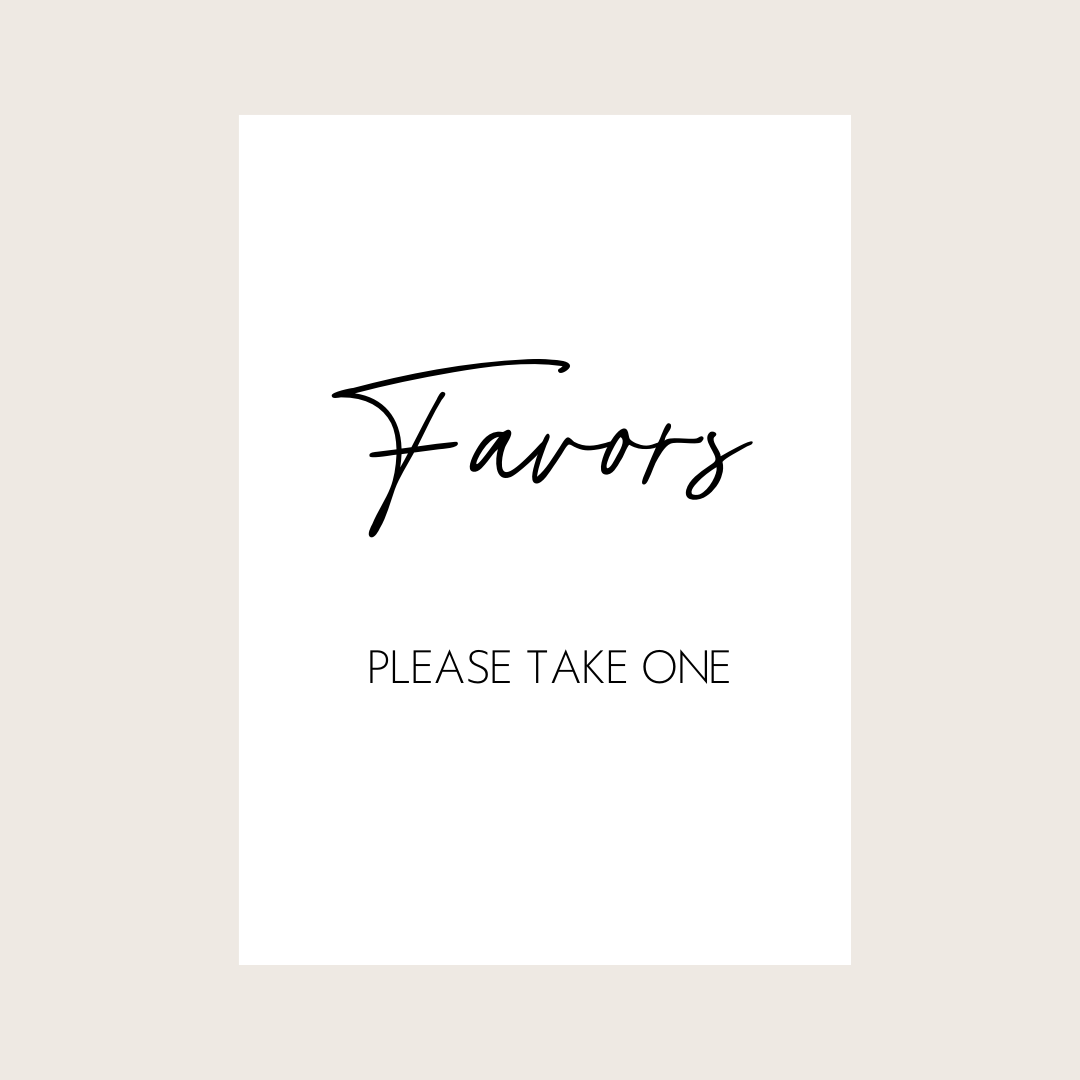 Favors - Please Take One – Muning Signs favors-please-take-one-muning-signs