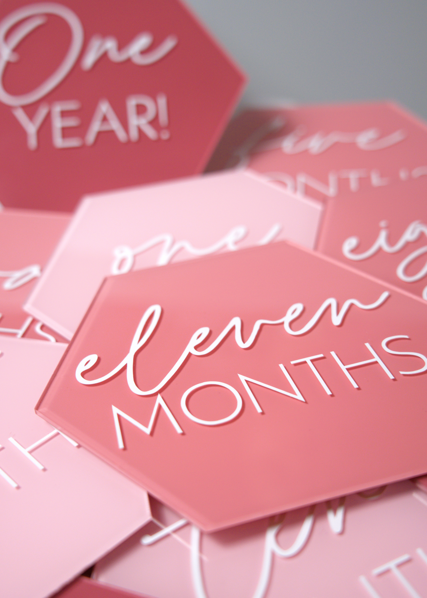 Monthly Milestones - Numbers Written Out