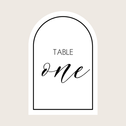 Table Numbers - print "TABLE" + lettered written number (Arch)
