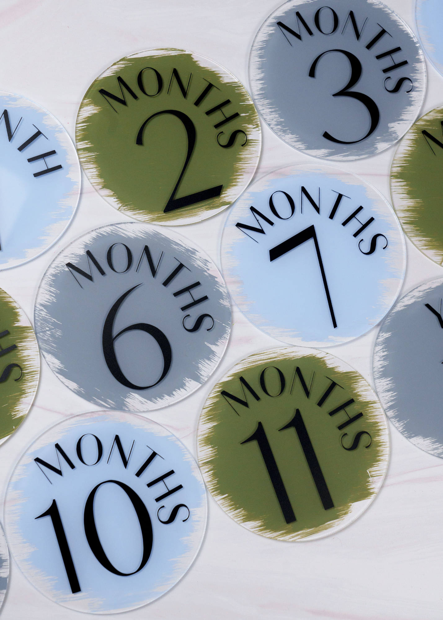 Monthly Milestones - Modern Arch