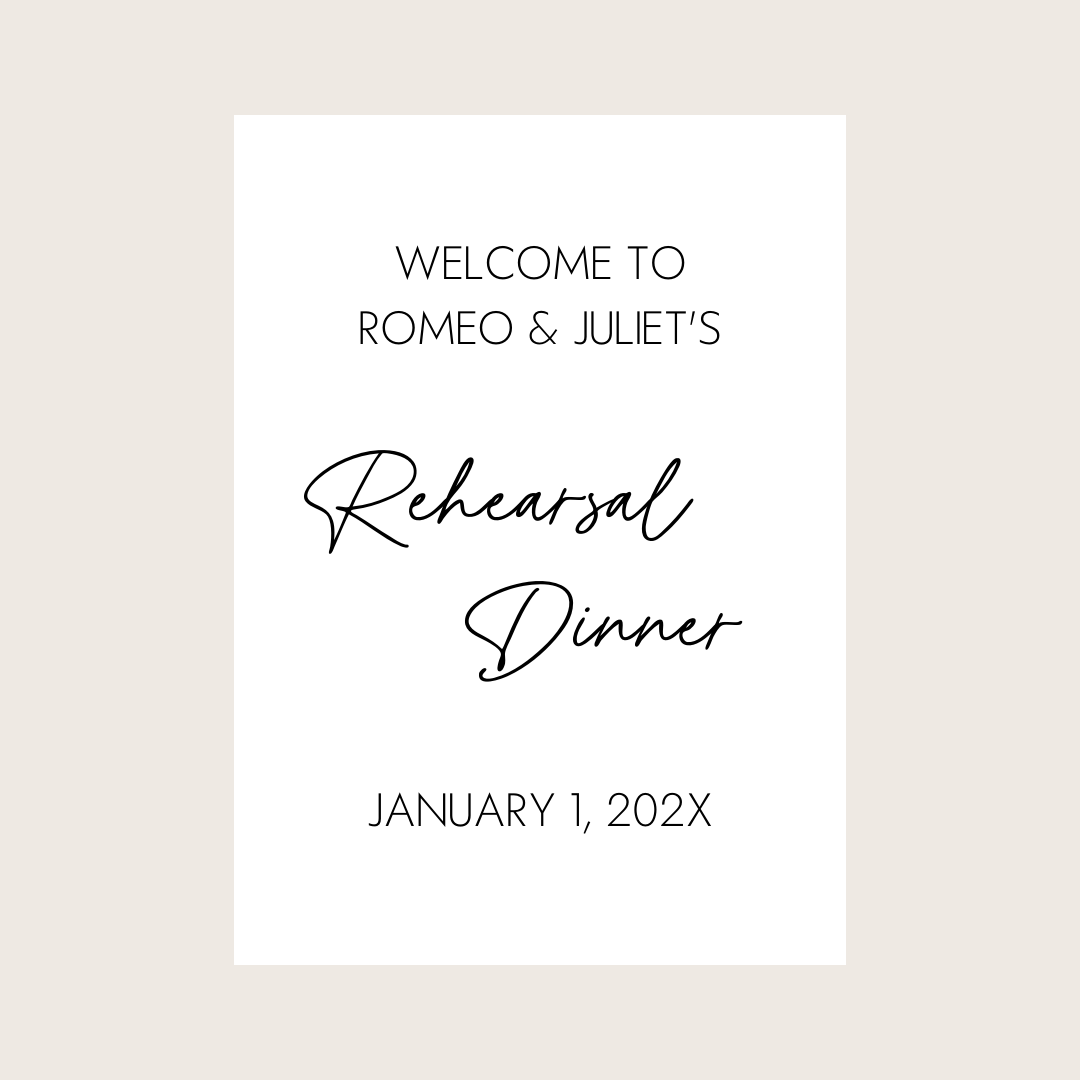 Rehearsal Dinner (Vertical)