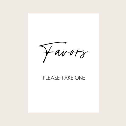 Favors - Please Take One