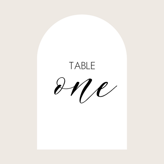 Table Numbers - print "TABLE" + lettered written number (Arch)
