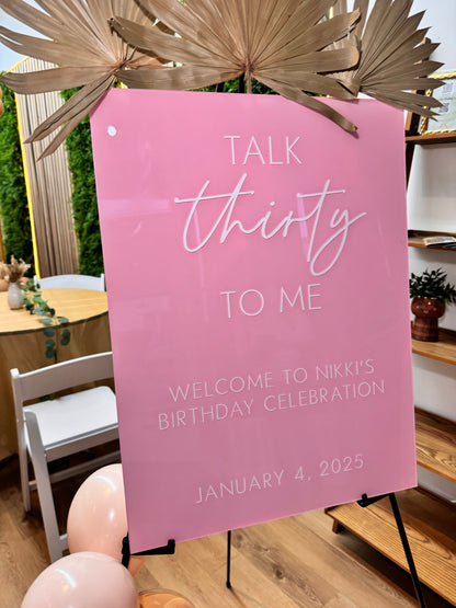 Birthday - Talk THIRTY To Me